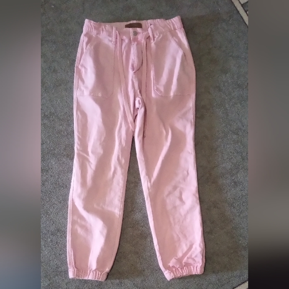Judy Blue Pink Ankle & Cropped Jeans